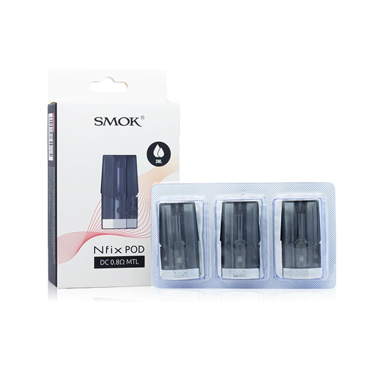 SMOK Nfix Pods (3-Pack) | DC 0.8 ohm MTL