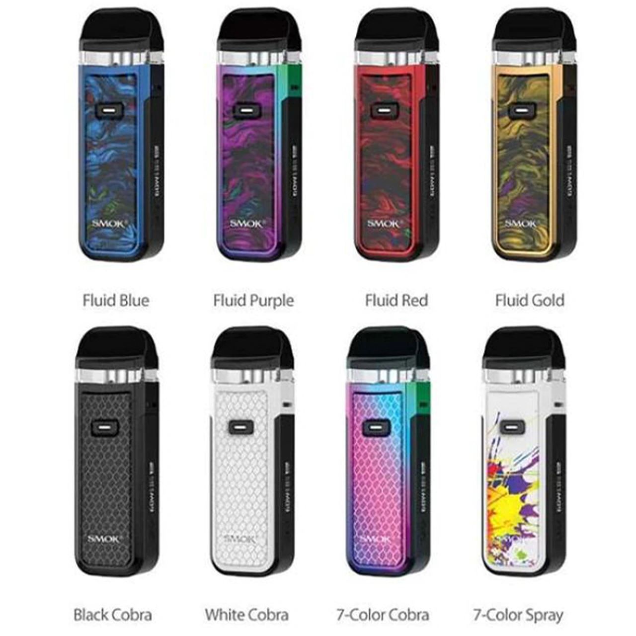 SMOK Nord X Kit 60w Group Photo