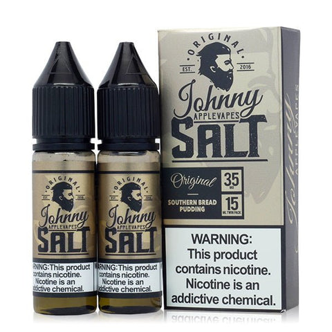 Southern Bread Pudding Salt by Johnny AppleVapes Salt 30mL with packaging