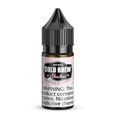 Strawberi & Cream by Nitro’s Cold Brew Salt Series 30mL bottle