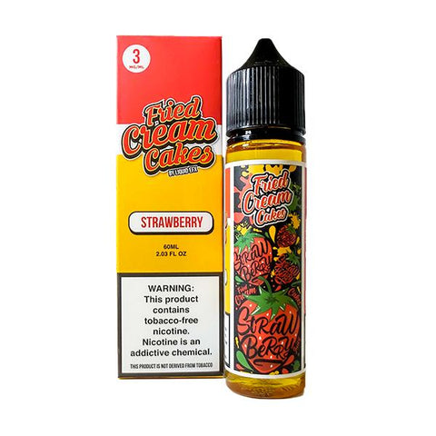 Strawberry Fried Cream Cakes by Liquid EFX TFN Series 60ML with Packaging