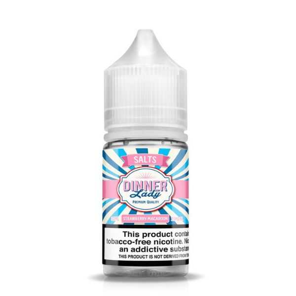 Strawberry Macaroon by Dinner Lady TFN Salt 30mL Bottle