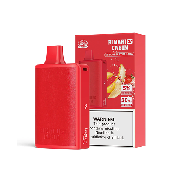 HorizonTech - Binaries Cabin Disposable | 10,000 puffs | 20mL strawberry banana with packaging