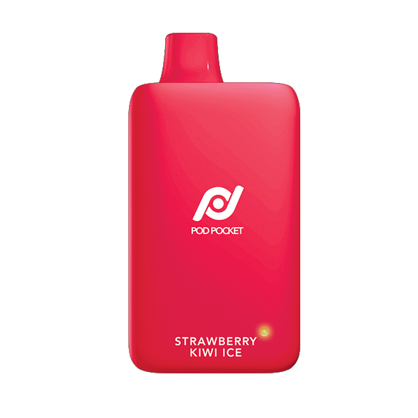 Pod Pocket Disposable | 7500 Puffs | 14mL | 50mg | Strawberry Kiwi Ice