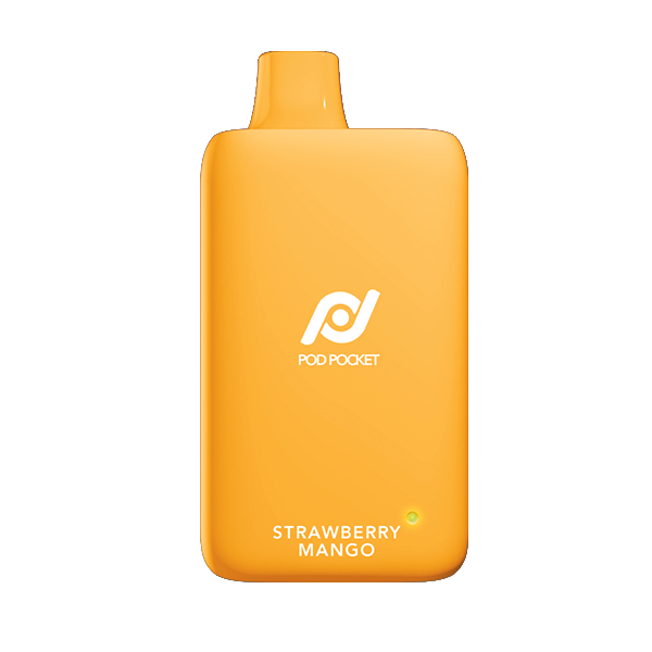 Pod Pocket Disposable | 7500 Puffs | 14mL | 50mg | Strawberry Mango