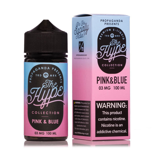 Pink & Blue by The Hype Collection 100ml with packaging