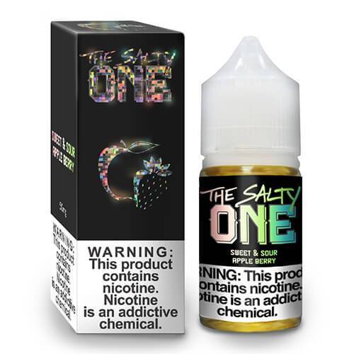 Sweet & Sour Apple Berry by The Salty One 30ml with packaging