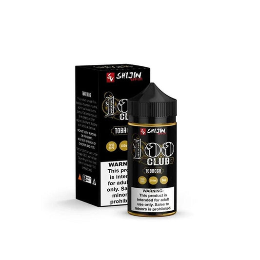 100 Club Series E-Liquid | 100mL | Freebase | Tobacco  with Packaging