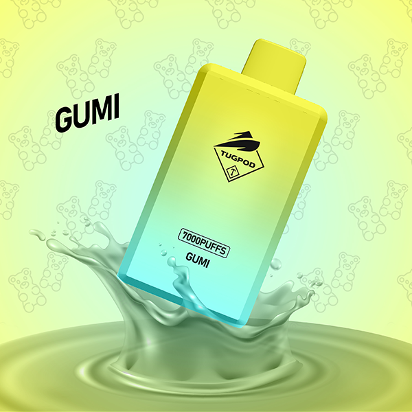 Tugpod BOX Disposable | 7000 Puffs | 16mL | 50mg | Gumi