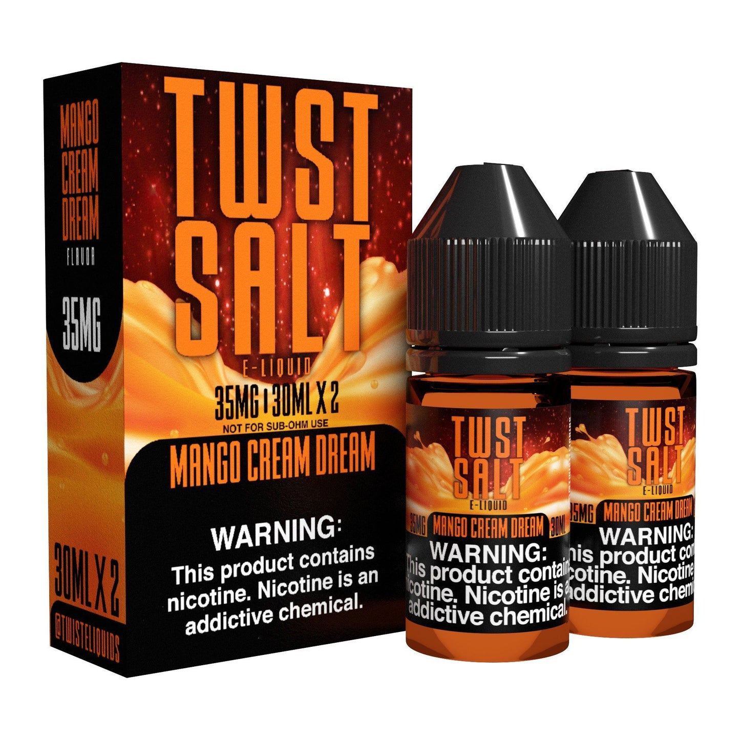 Mango Cream Dream by Twist Salt Series 60ml with Packaging