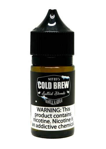 Vanilla Bean by Nitro’s Cold Brew Salt Series 30mL bottle