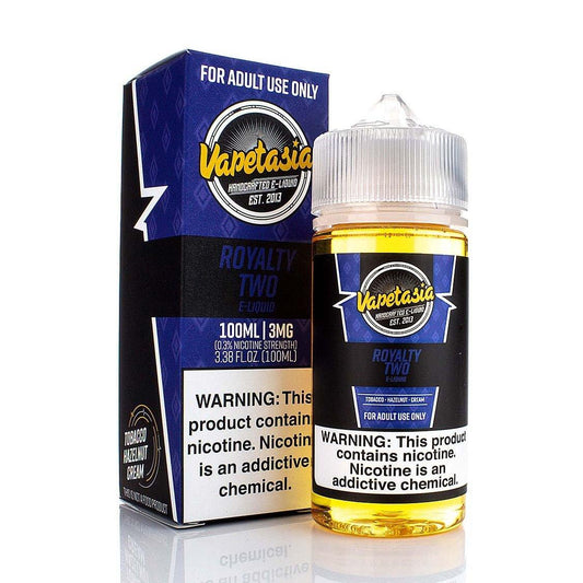 Royalty II by Vapetasia Series 100ml with packaging
