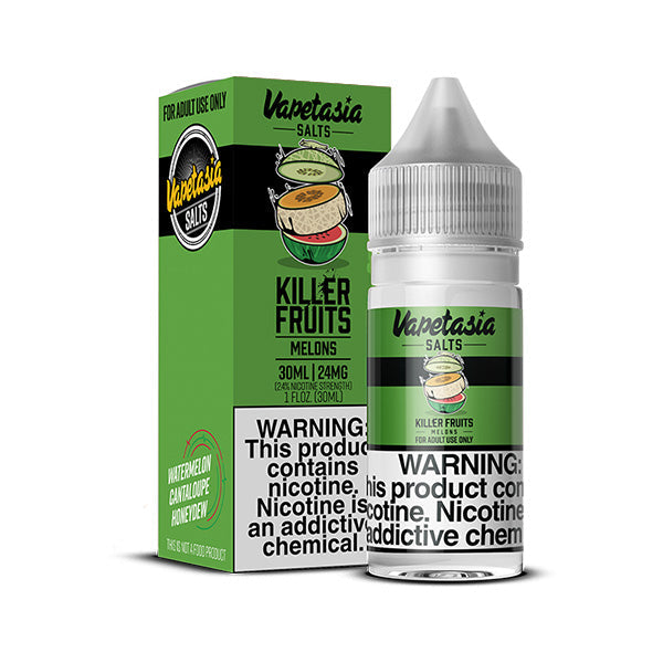 Vapetasia Synthetic Salts | 30ml | Killer Fruits Melons with Packaging