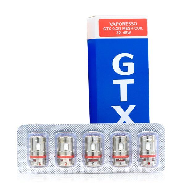 Vaporesso Target PM80 GTX Coils (5-Pack) | GTX 0.3ohm Mesh Coil with packaging