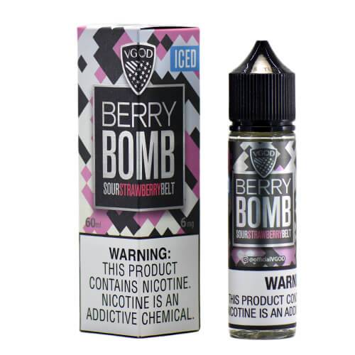 Iced Berry Bomb by VGOD Salt 30mL with packaging