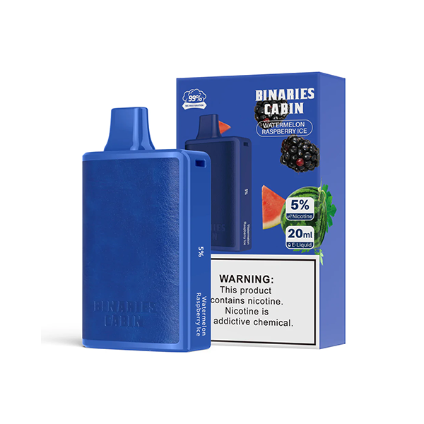 HorizonTech - Binaries Cabin Disposable | 10,000 puffs | 20mL watermelon raspberry ice with packaging