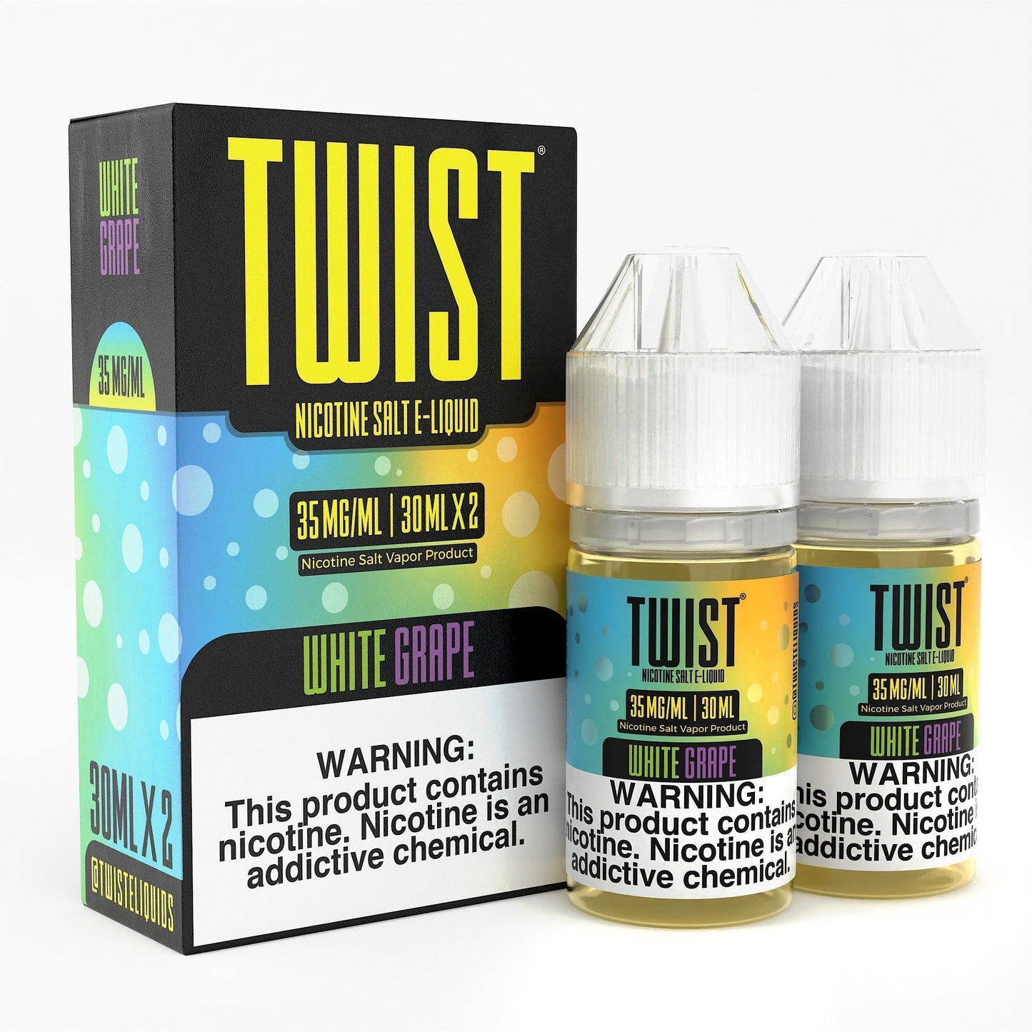 White Grape by Twist Salts Series 60mL with Packaging