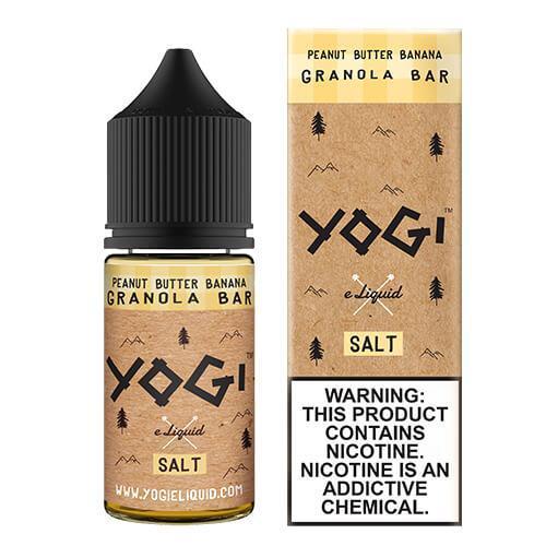 Peanut Butter Banana Granola Bar by Yogi Salt 30ml with packaging