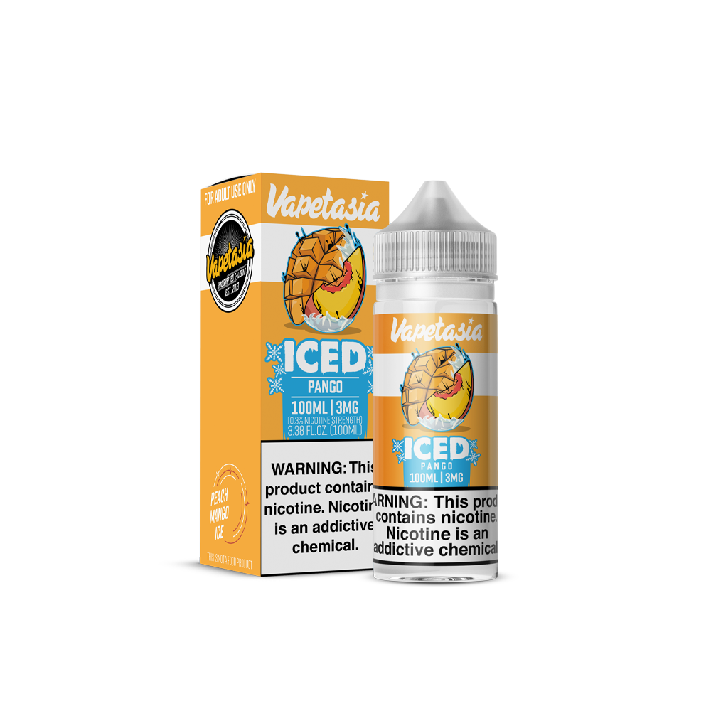 Killer Fruits Iced Pango by Vapetasia TFN Series 100mL with packaging