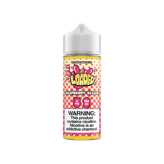 Raspberry Éclair by LOADED Series 120ml with packaging