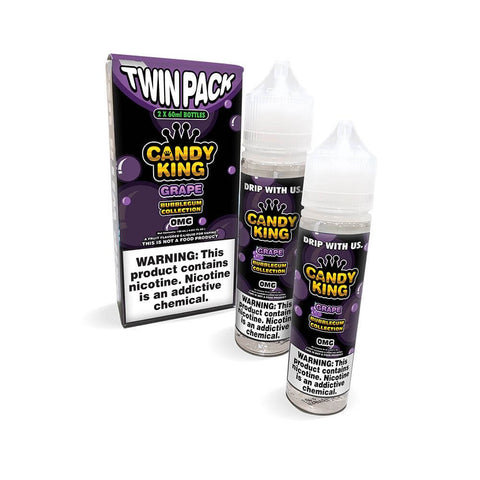 Grape by Candy King Bubblegum Collection 120mL with Packaging