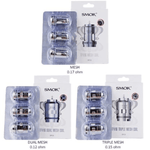 SMOK TFV16 Tank Replacement Coils (Pack of 3) | Group Photo with Packaging