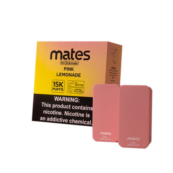 7Daze ClickMates 5% Prefilled Pods 2-Pack | Pink Lemonade with packaging