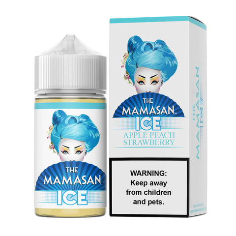 Apple Peach Strawberry ICE (A.S.A.P. Ice) by The Mamasan Series 60mL with Packaging 