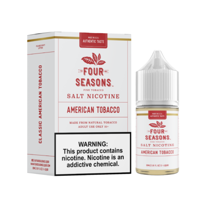 American Tobacco by Four Seasons Salt Series 30ML with packaging