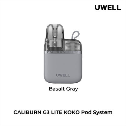 Uwell Caliburn G3 Lite KOKO 35W Kit (Pod System) - Basalt Gray