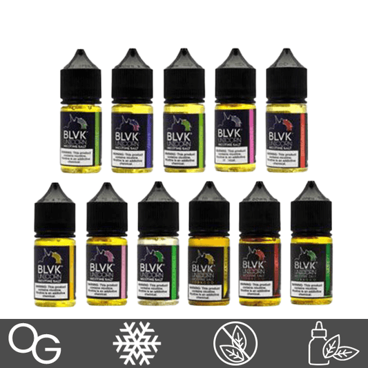 BLVK TFN Salt Series E-Liquid 30mL (Salt Nic)  GROUP PHOTO