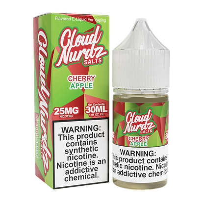 Cherry Apple by Cloud Nurdz TFN Salt 30mL with packaging