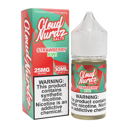 Strawberry Kiwi by Cloud Nurdz TFN Salt 30mL with packaging