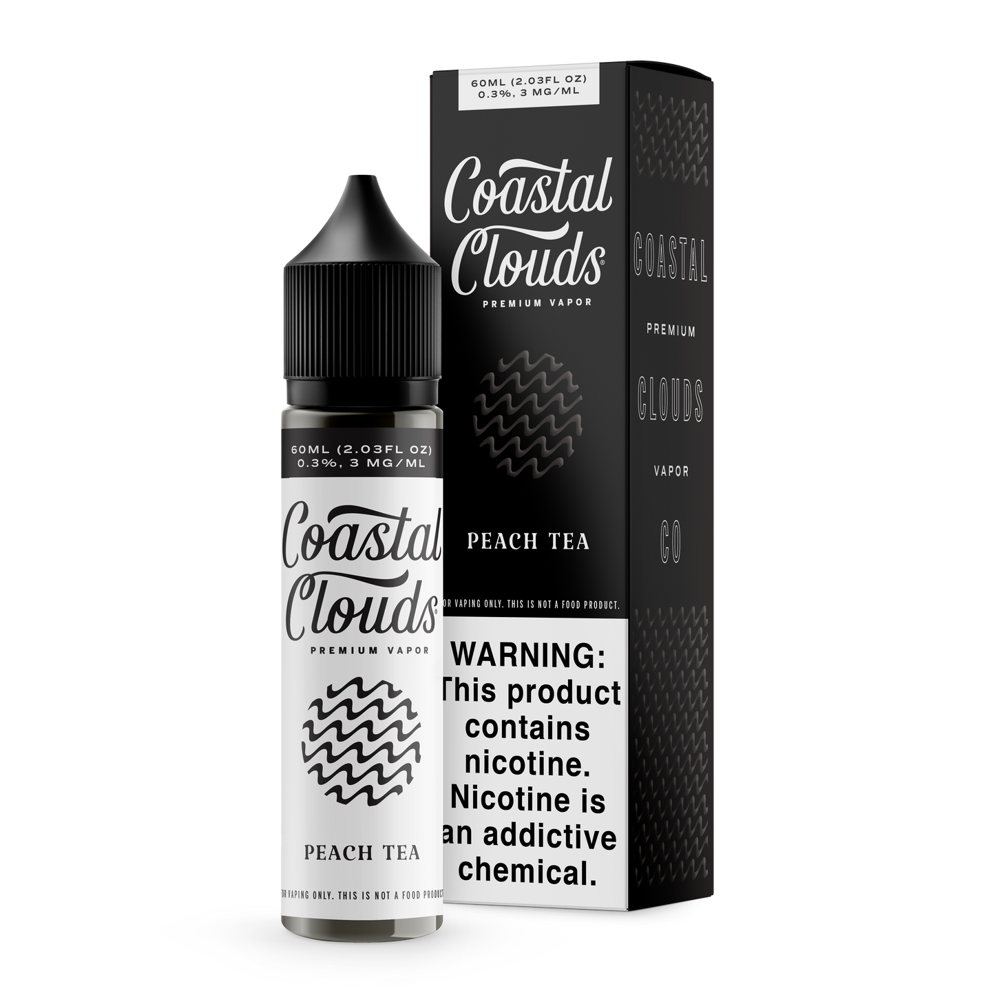 Peach Tea by Coastal Clouds Series 60mL with Packaging