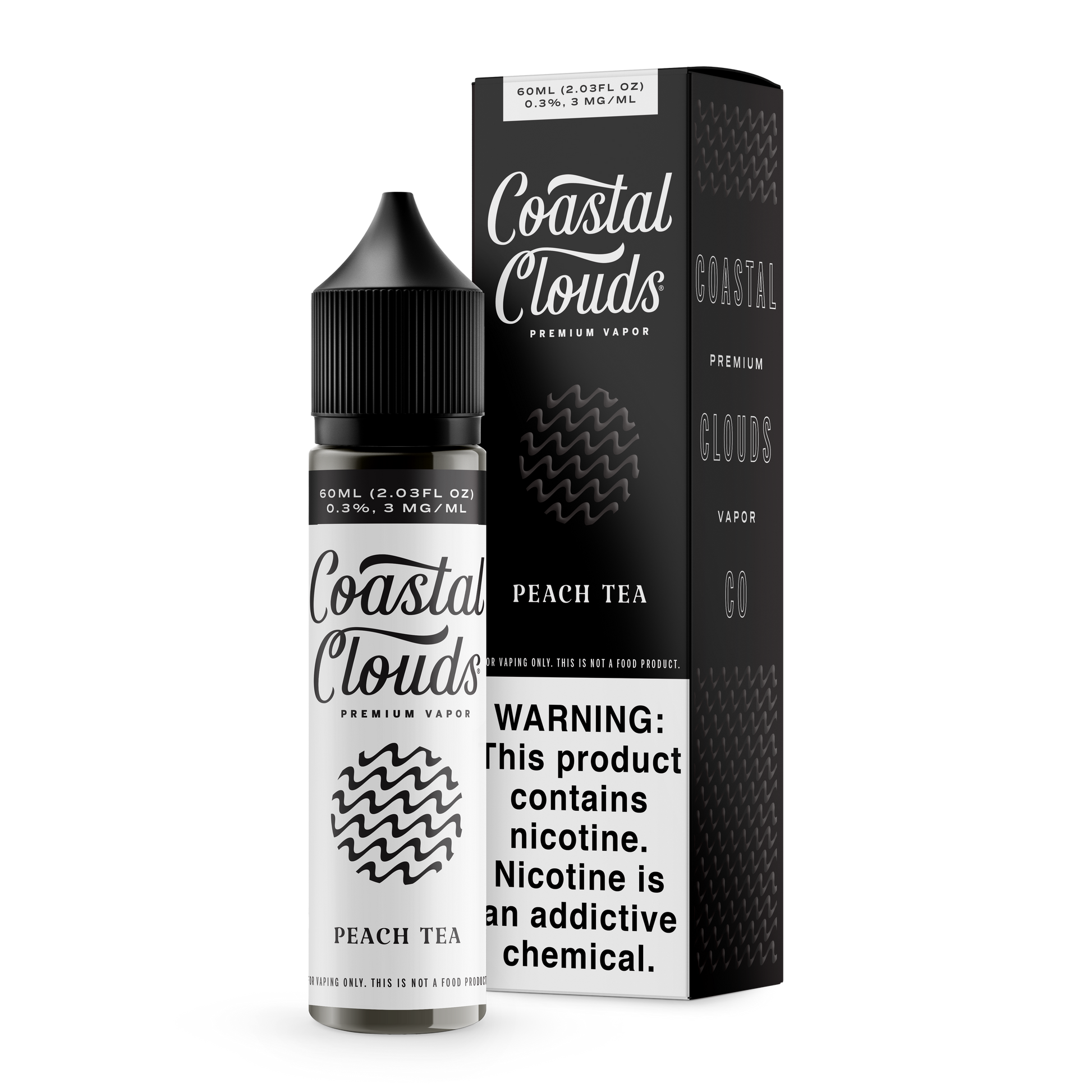 Peach Tea by Coastal Clouds Series 60mL with Packaging