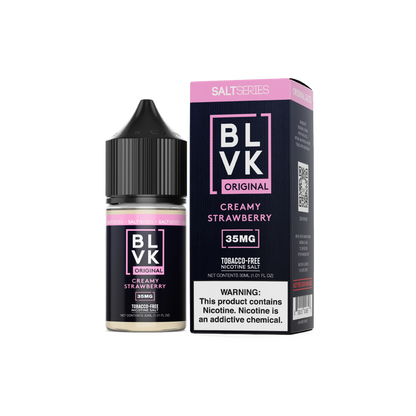 Creamy Strawberry by BLVK TFN Salt 30mL with packaging