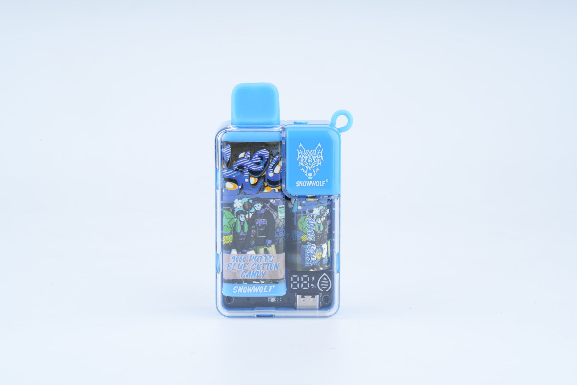 Snowwolf Easy Smart Disposable 9000 Puffs 18mL 50mg Blue Cotton Candy