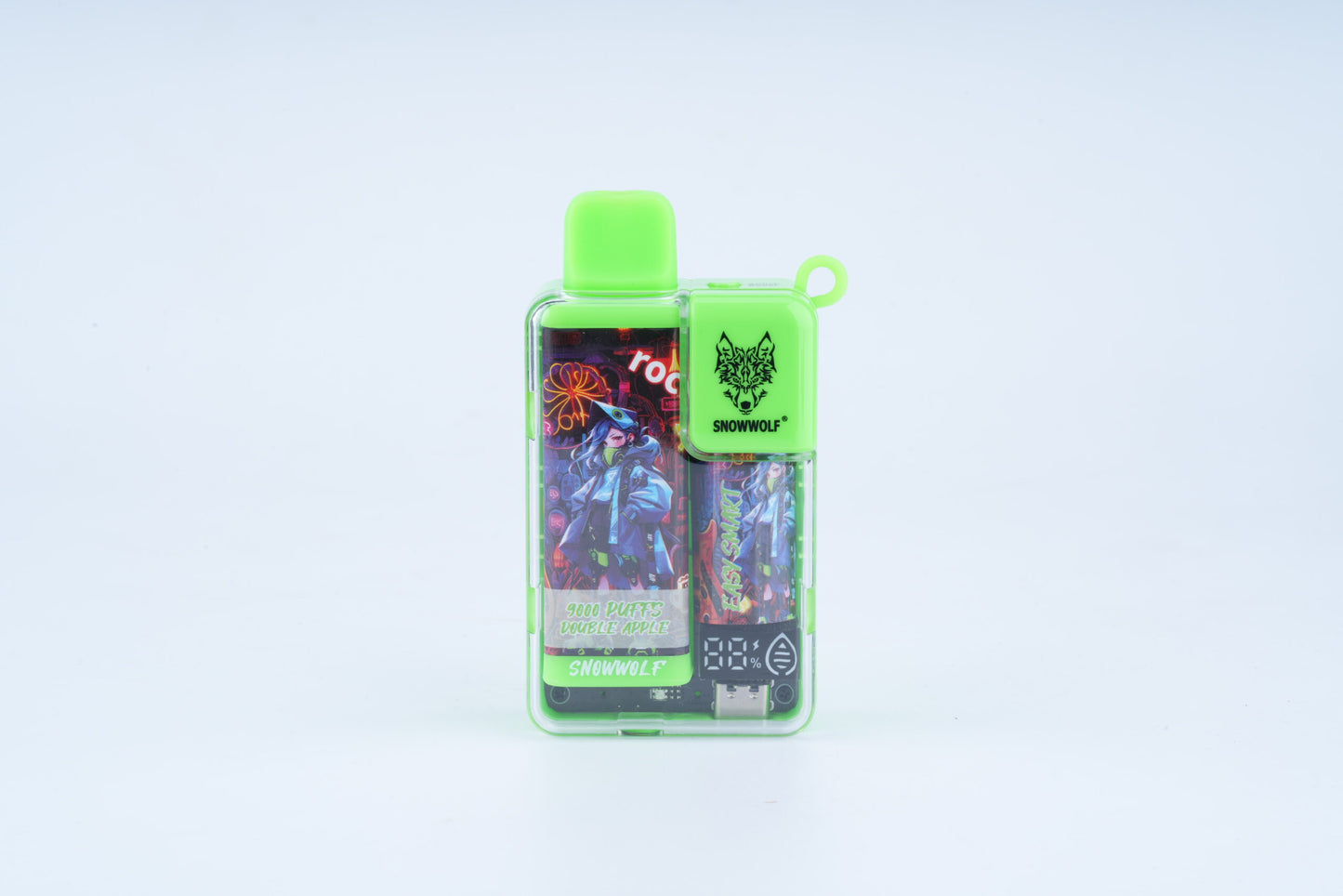 Snowwolf Easy Smart Disposable 9000 Puffs 18mL 50mg Double Apple