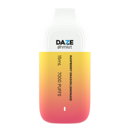 Daze OHMLET Disposable | 7000 Puffs | 15mL | 20Mg | Raspberry Dragon Lemonade	