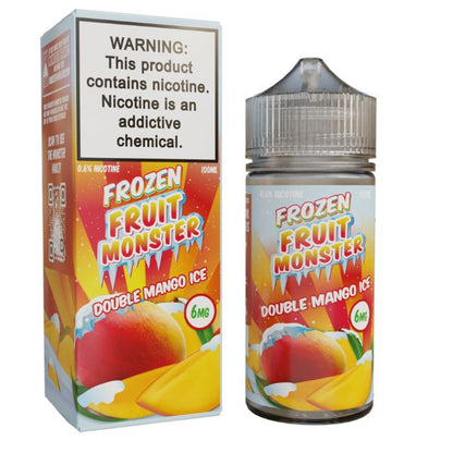 Double Mango Ice by Frozen Fruit Monster 100mL 6mg bottle with Packaging