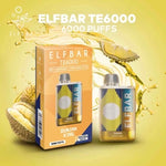 Elf Bar TE6000 Disposable | 6000 Puffs | 13mL | 40mg-50mg Durian King with Packaging