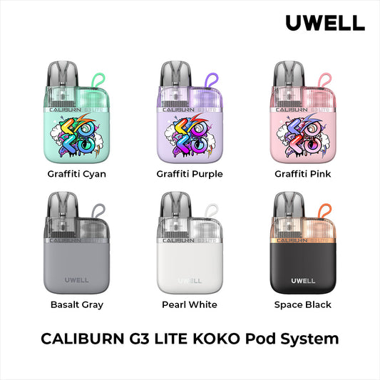 Uwell Caliburn G3 Lite KOKO 35W Kit (Pod System) - group photo