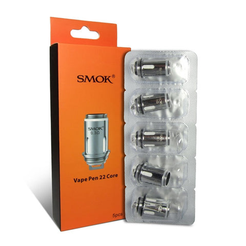 Smok Vape Pen 22 Replacement Coils 5 Pack with Packaging