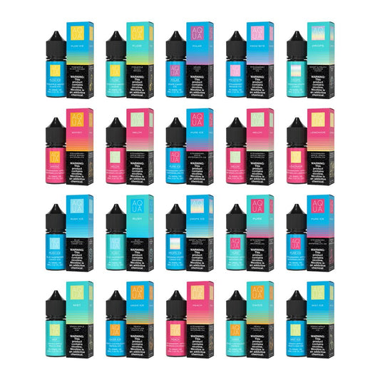 Aqua Salt Series TF-Nic E-Liquid 30mL (Salt Nic) GROUP PHOTO