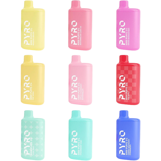 Pyro Disposable | 6000 Puffs | 13ml | 5% | Group Photo