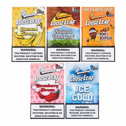 Loose Leaf - Wraps - 5 Wraps (8-Pack) Group Photo