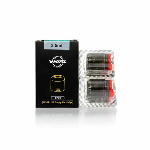 Uwell Whirl S2 Cartridge (3.5mL)(2-Pack) with packaging