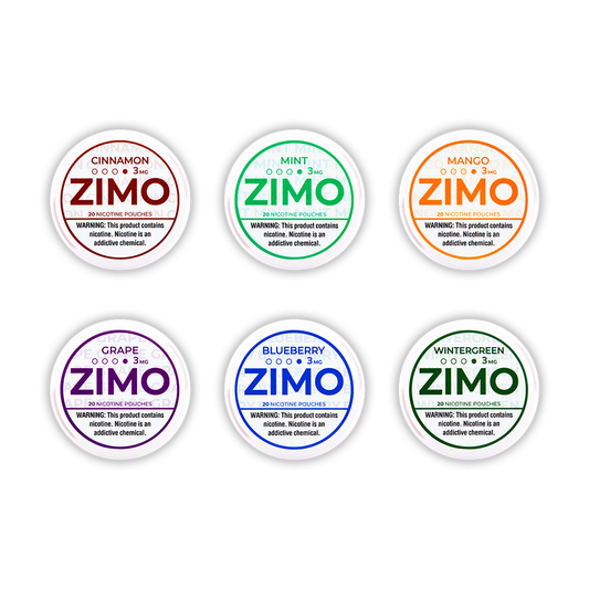 Zimo Nicotine Pouches (20ct Can)(5-Can Pack) GROUP IMAGE