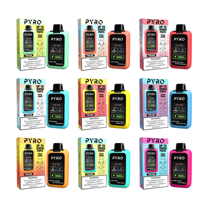 Pyro Duo Disposable 30000 Puffs 24mL 50mg - group photo