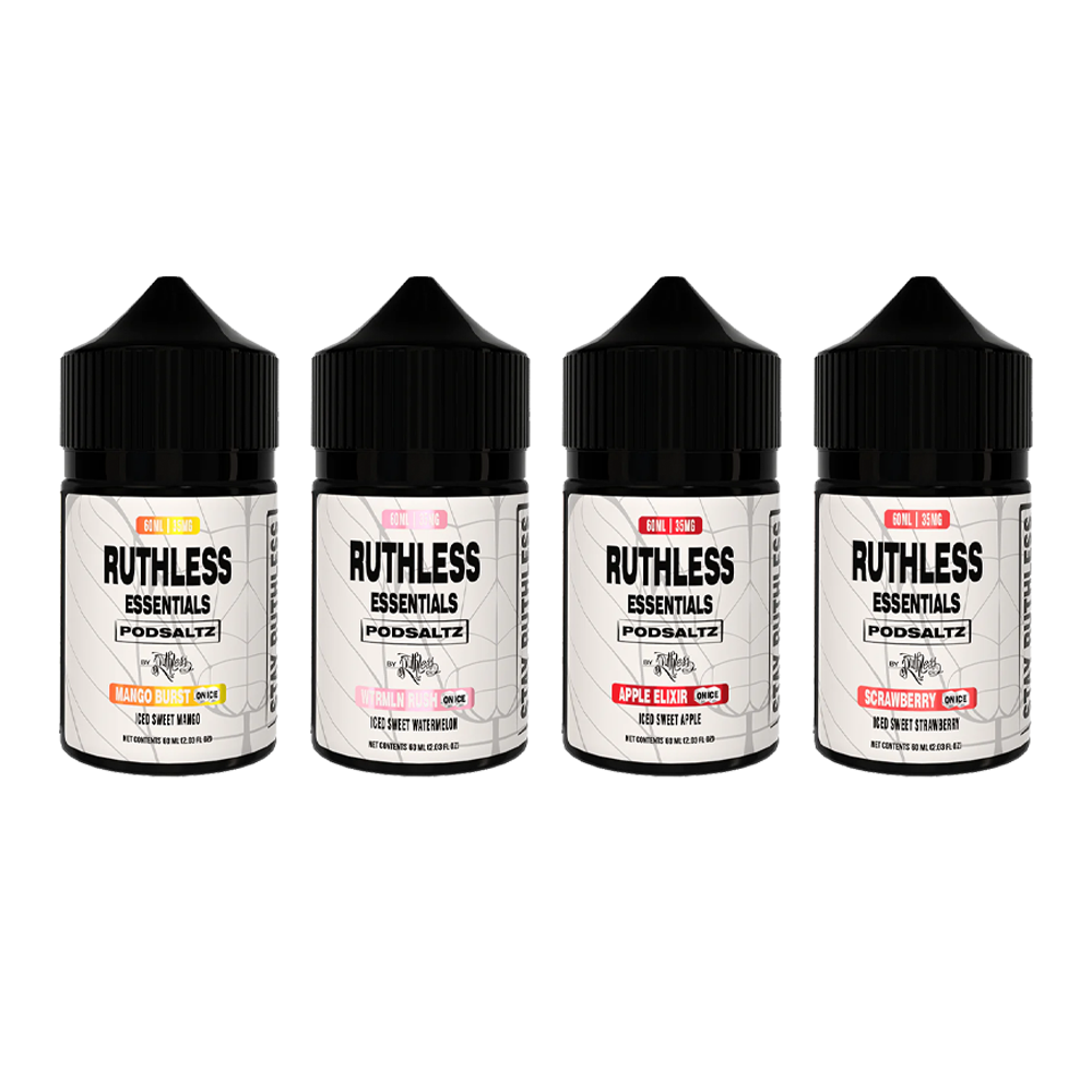  Ruthless Salt Series E-Liquid 60mL (Salt Nic)- group photo